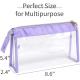 Clear  Waterproof TSA Approved Toiletry Bag for Travel, Durable Clear Travel Bags for Toiletries