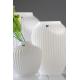 Handmade White Glass Vase For Home Decor