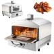 Gas Fired Double Burner Pizza Oven For Commercial With Online Support After Service