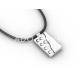 Tagor Jewelry Top Quality Trendy Classic 316L Stainless Steel Necklace Pendant ADP99