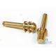 Tin Plated Brass CNC Machining 3 Axis Electroplating CNC Machined Parts For Valves