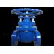 Din F4 6 Inch Flanged Gate Valve Non Rising Stem Brass Seal Iron Disc Cast Iron Dn250