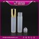 RPA-10ml plastic roll on bottle with steel ball and aluminum cap