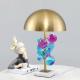 Post Modern Creative Color Crystal Round Table Lamp Villa Living Room Bedroom Luxury Table Lamp