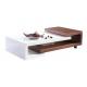 Modern living room coffee table with swivel top