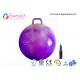 Sunjoy Space Hopper Ball with Air Pump: 18in/45cm Diameter for Ages 3-6, Hop Ball, cloud Bouncer ball bola de mango