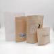 Kraft Biodegradable Stand Up Pouches Paper Bag With Clear Window