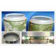 ISO Nickel Thickness 105M Rotary Screen Printing Bear High Temperature