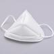 White Folding N95 Disposable Protective Mask 5 Layers Anti Pollution FDA Approved