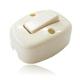 Electrical Cord Line Inline White ABS Wall Switch Socket