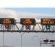Dual Color P20 Full Temporary Variable Traffic Signs With Module Dimension 320mm X 160mm