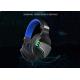 OEM Illumination Gaming Headset Steel headband With Led Light