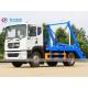 Sinotruk Howo 4x2 8-10CBM waste collection truck Skip Loader Swing Arm Garbage Truck