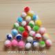 Wholesale Colorful Glitter DIY Pom Pom Ball For Costume Christmas Decoration