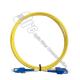 9/125um UPC polishing Fiber Optic Patch Cable Single Mode SC To SC