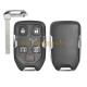 Chevrolet Smart Key Shell 5 Press Buttons Simple Structure Pure Brass Blade