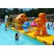 inflatable water floating playground , water playground , water park playground , inflatable pool obstacle