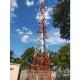 35m Triangle Telecom Steel Lattice Tower 150kmph With Color Coating