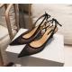 Block Heel Women Round Toe Shoes Slip Resistant With Synthetic Material