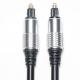 Toslink Audio Cable Black PVC OD5.0 Aluminum Shell Plated Gold Ports HiFi Sound Factory Outlet For Amplifier Soundbar