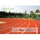 IAAF Certified Polyurethane Track Surface , Running Track Surface Material
