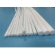 White PTFE PTFE Rod Chemical Resistance Superior Lubricity