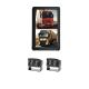 Vertical Safety Truck Rear View Camera System CCD IP67 For Blind Area