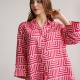 Ruby Color Womens Casual Linen Shirts Back Raglan Loose Long Sleeve Tops