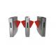 Smart access control glass wing flap turnstile swing gate for Bank