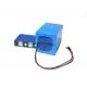 Blue Lithium Ion Forklift Battery / Lithium Ion Battery 24v 10ah For Electric Bike High Power