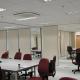 Light Weight Office Partition Walls / Aluminum Frame Folding Partition Walls with Doors