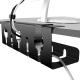 Single Tier Cable Tray Organizer for Sturdy Desk Wire Management Solution Under Desk