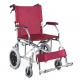 12inch PU Travelite Folding Transport Wheelchair Linkage Brake