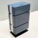 Gray Square SGS Certificate 850mm Steel Outdoor Trash Can
