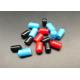 Black White Red Plastic PVC Threaded Rod End Cap