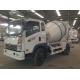 Sinotruk 7cbm Concrete Mixer Truck , Construction Concrete Transport Truck