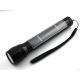 7LED rechargeable / NI-MH 600mAh black / silver Solar powered led flashlight