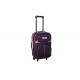 Normal Lock Framed Silk 3 Pieces Suitcase Luggage Set With 8 Transparent Wheels