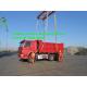336hp Red Heavy Duty Dump Truck Sinotruk 18m3 Mid Lifting For 40t Load