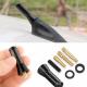 3.5cm Car Styling Roof Antenna Enhanced Signal Carbon Fiber Screw Metal Short Stubby Mast Antenna For Benz Car