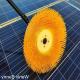 EU Standard Solar Panel Cleaning Tool with Single-Disc Head and 3.5 Meters Telescopic Handle