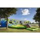 Coconut Tree Inflatable Water Park Slides Swimming Pool