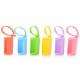 Colorful Silicone Protector Holder Roll On Glass Bottles , Empty Roller Bottles
