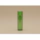 Clear Green Refillable Glass Perfume Spray Bottles With AS Rectangle Bottle Cover