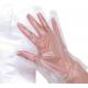ISO9OO1 CE Medical Care Disposable Poly Gloves For House Clean / Hair Dye Use