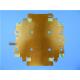 Double Sided Flexible PCB board With 0.15mm thick and Immersion Gold Polyimide thickness 12.5, 20, 25 and 50 μm.