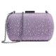 Full Body Durable Purple Evening Bag Formal Style With Different Size