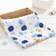 Personalized Bamboo Muslin Swaddle Blankets Eco Printing For Newborns