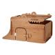 Pet House for Cats Crocodile Wooden Cat House Indoors Cat Bed House 57*32.5*33cm