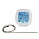 Touch Screen Digital Meat Cooking Thermometer with Stainless Steel Probe with Built In Countdown Timer